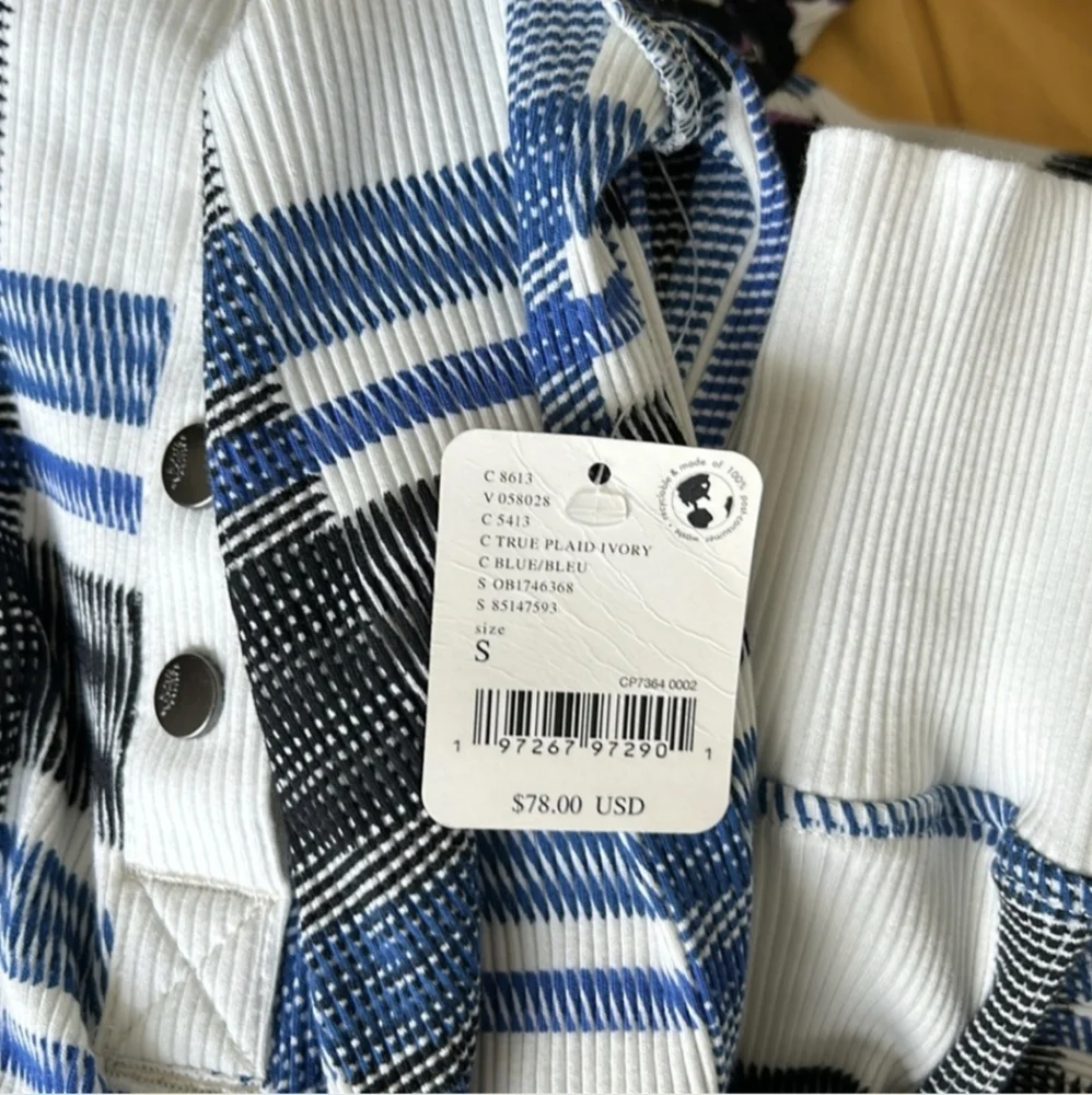 Free People Rally Plaid Ribbed - Picture 8 of 8